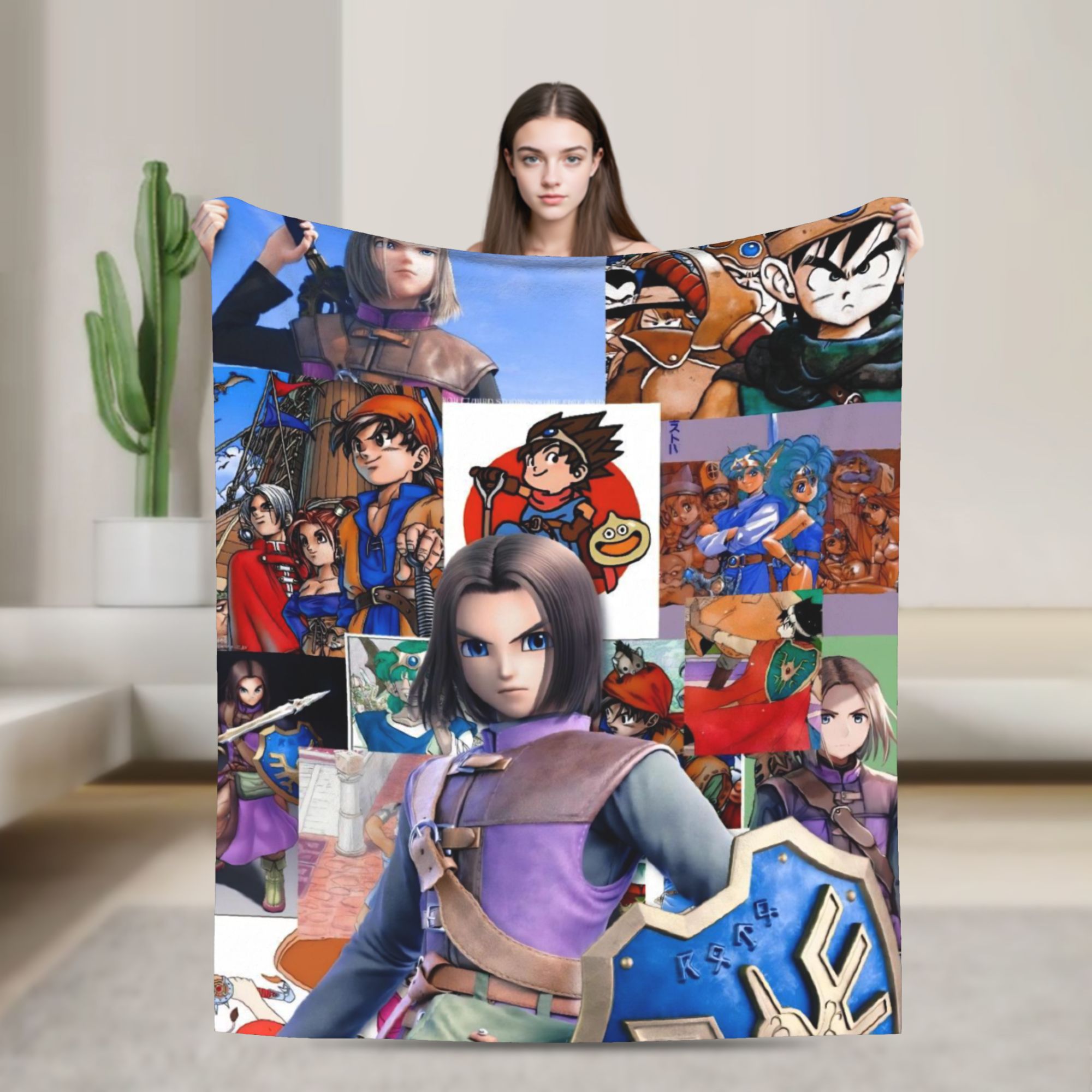 Office Quest - Dragons Quests Game Velvet Throw Blanket