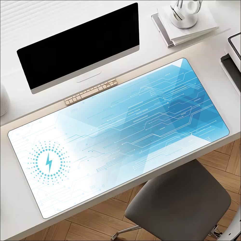 Blue Tech Circuit Gear Pattern - Office Tech Gear recension och pris