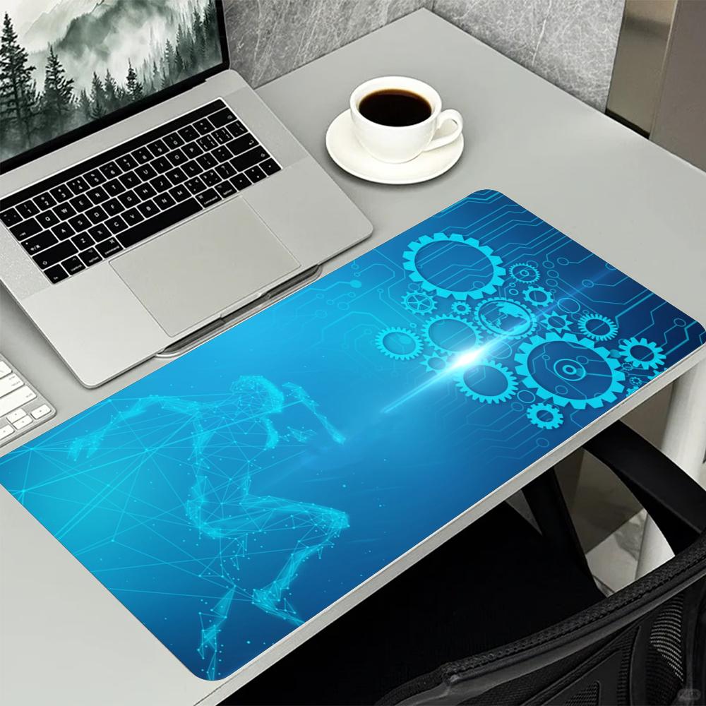 Blue Tech Circuit Gear Pattern - Office Tech Gear recension och pris