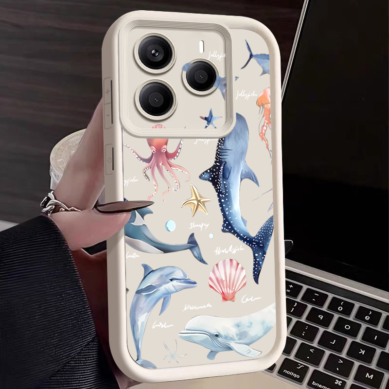 Cute Dolphin Patterned Soft Ca - Receipt Printer Thermal recension och pris