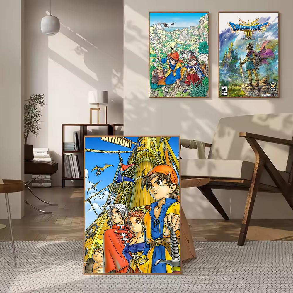 Game D-Dragon Q-Quest Poster S - Office Quest recension och pris