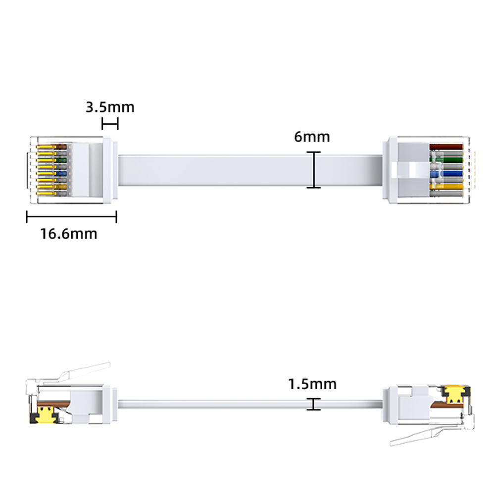 0.2m 0.3m 0.5m Cat6 Ethernet P - Power Over Ethernet recension och pris