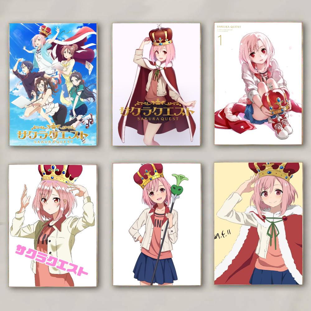 anime S-Sakura Quest-T Poster  - Office Quest recension och pris