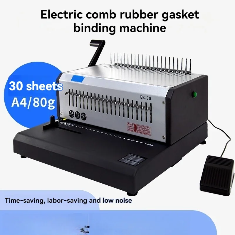 Heavy-duty electric binding ma - Binding Machine Comb recension och pris