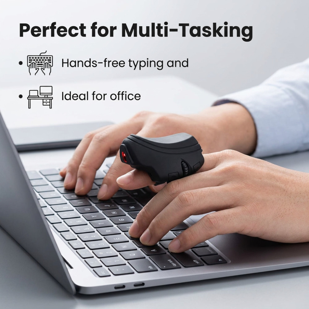 Finger Ring Mouse 1000DPI Easy - Office Technologies recension och pris