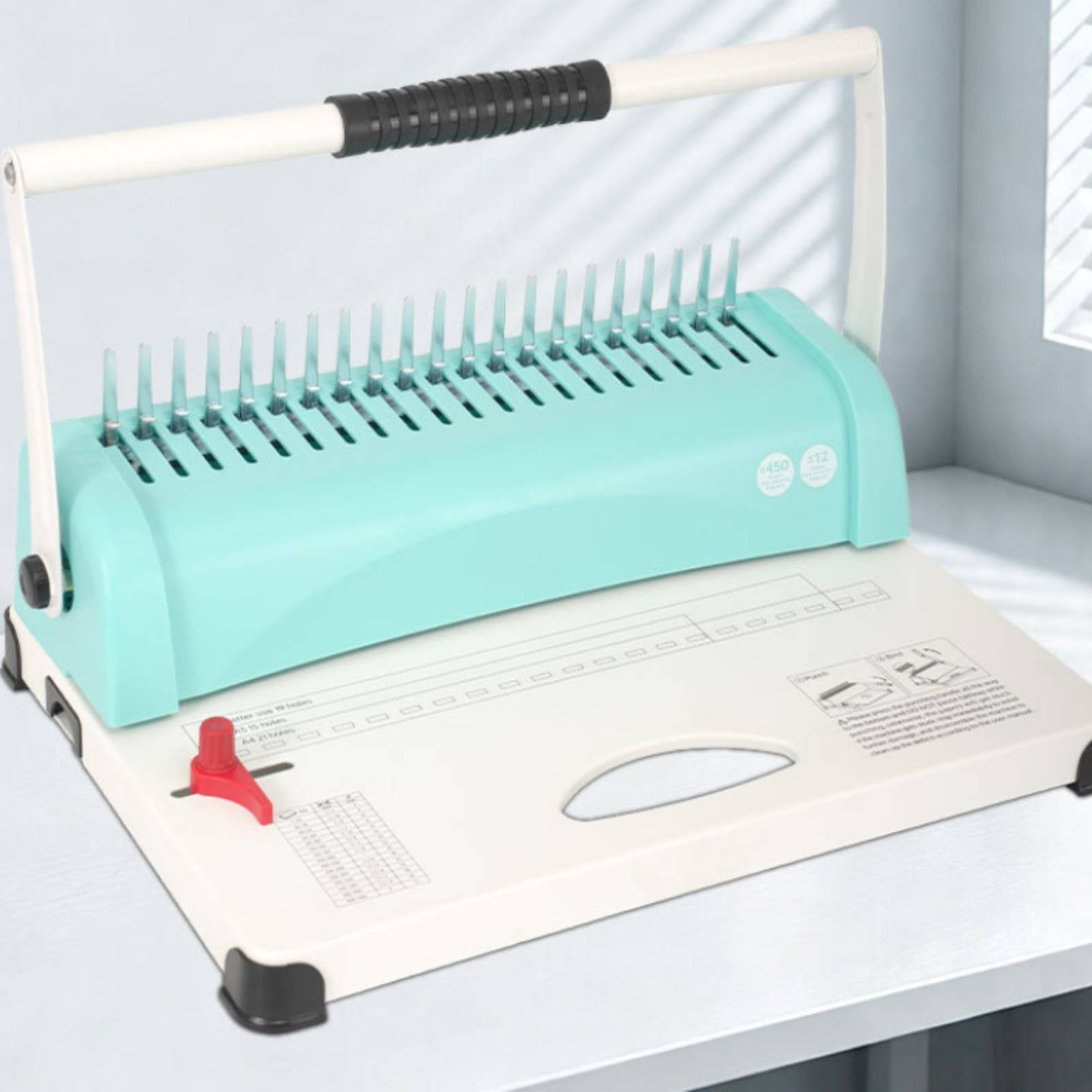 Desktop Comb Binder Easy to Us - Binding Machine Comb recension och pris